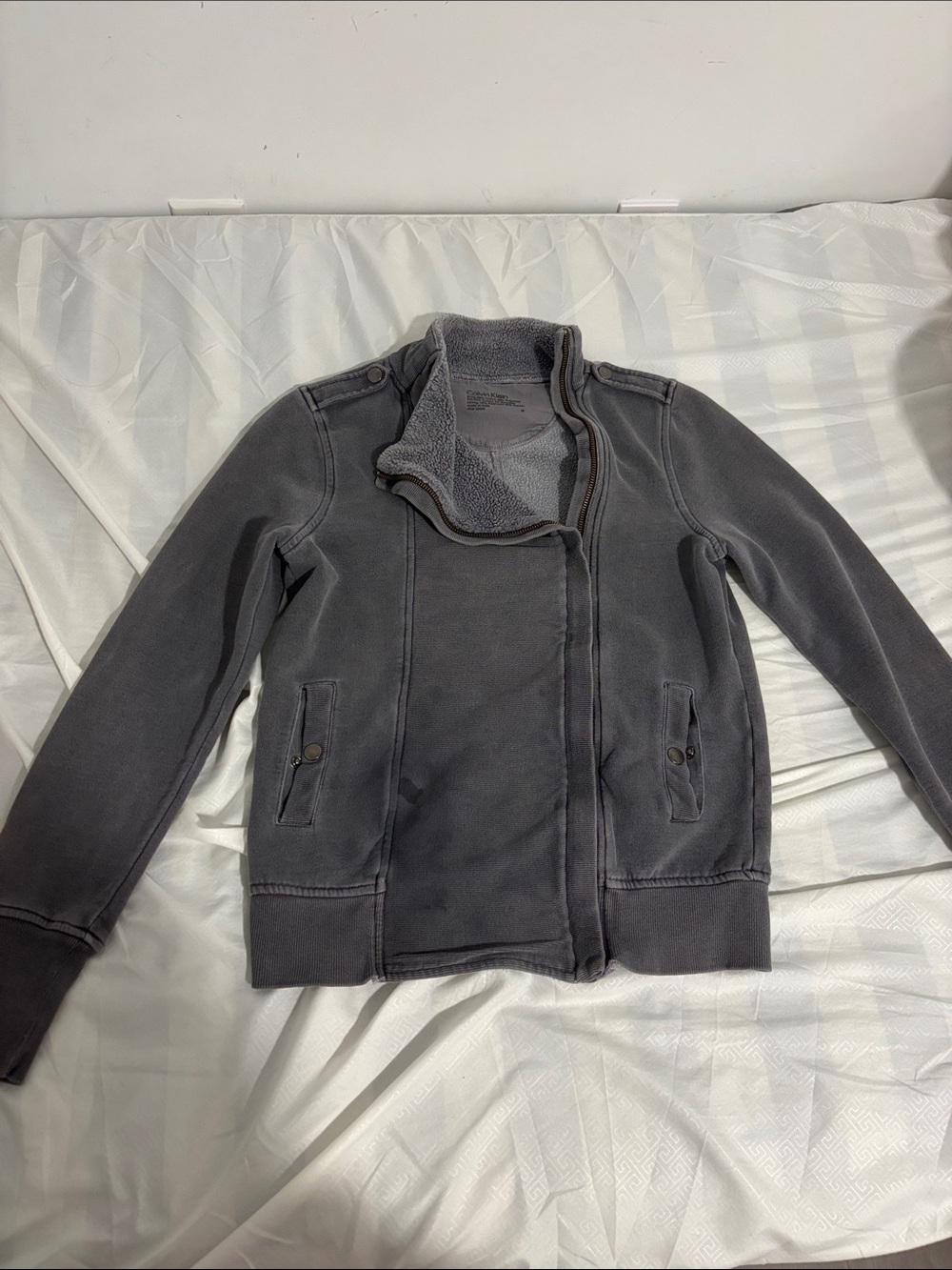 Calvin Klein vintage side zip sweater